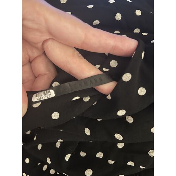Haider Ackermann Black Polka Dot Shirt Dress Sleeveless 40 US 8 - Picture 4 of 4